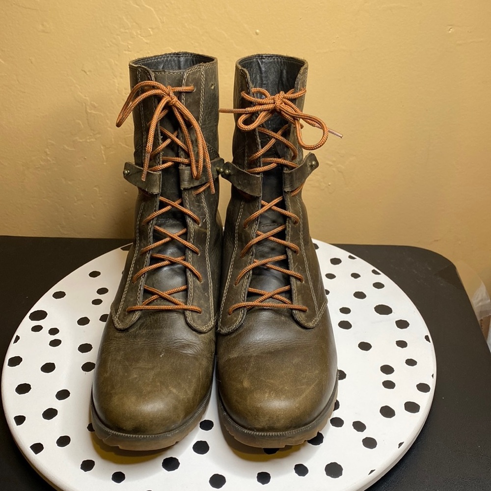 Teva De La Vina Lace boots - dark olive green